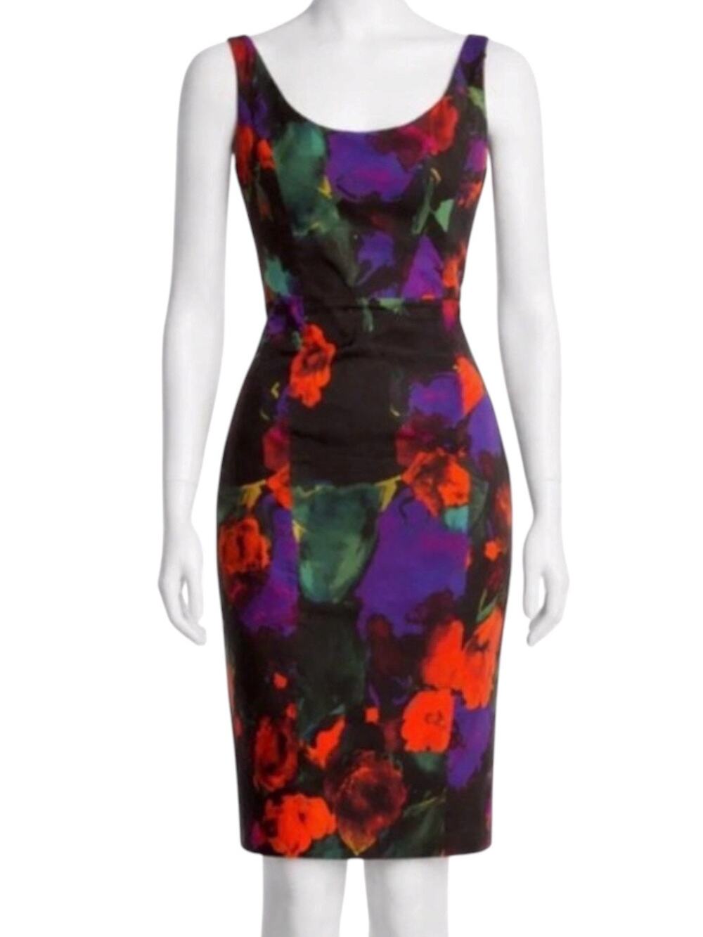 MILLY Sophia floral Sheath Dress Women's 10 Garden Party Brunch Cottagecore